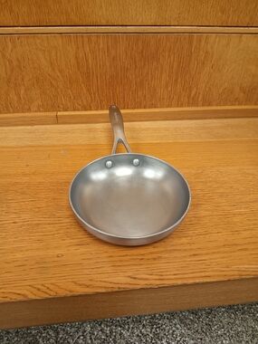 GreenPan Silver Stainless Steel Fry Pan with Riveted Handle